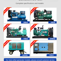 Commercial Diesel Generator Set — Electric Start, Single-Phase Standby Power image preview