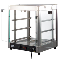 Commercial 3-Tier Heated Display Case — Countertop Pastry &amp; Food Warmer image preview