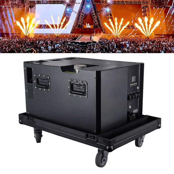 5-Head Stage Flame Machine — 8–10m Jet Fire Effect, DMX512, IPX3 Outdoor