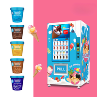 Commercial Frozen Food & Ice Cream Vending Machine — 49" Touchscreen — превью изображения