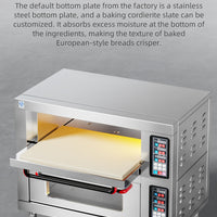Vista previa de la imagen de Commercial Electric Deck Oven — 3-Layer, 3-Tray