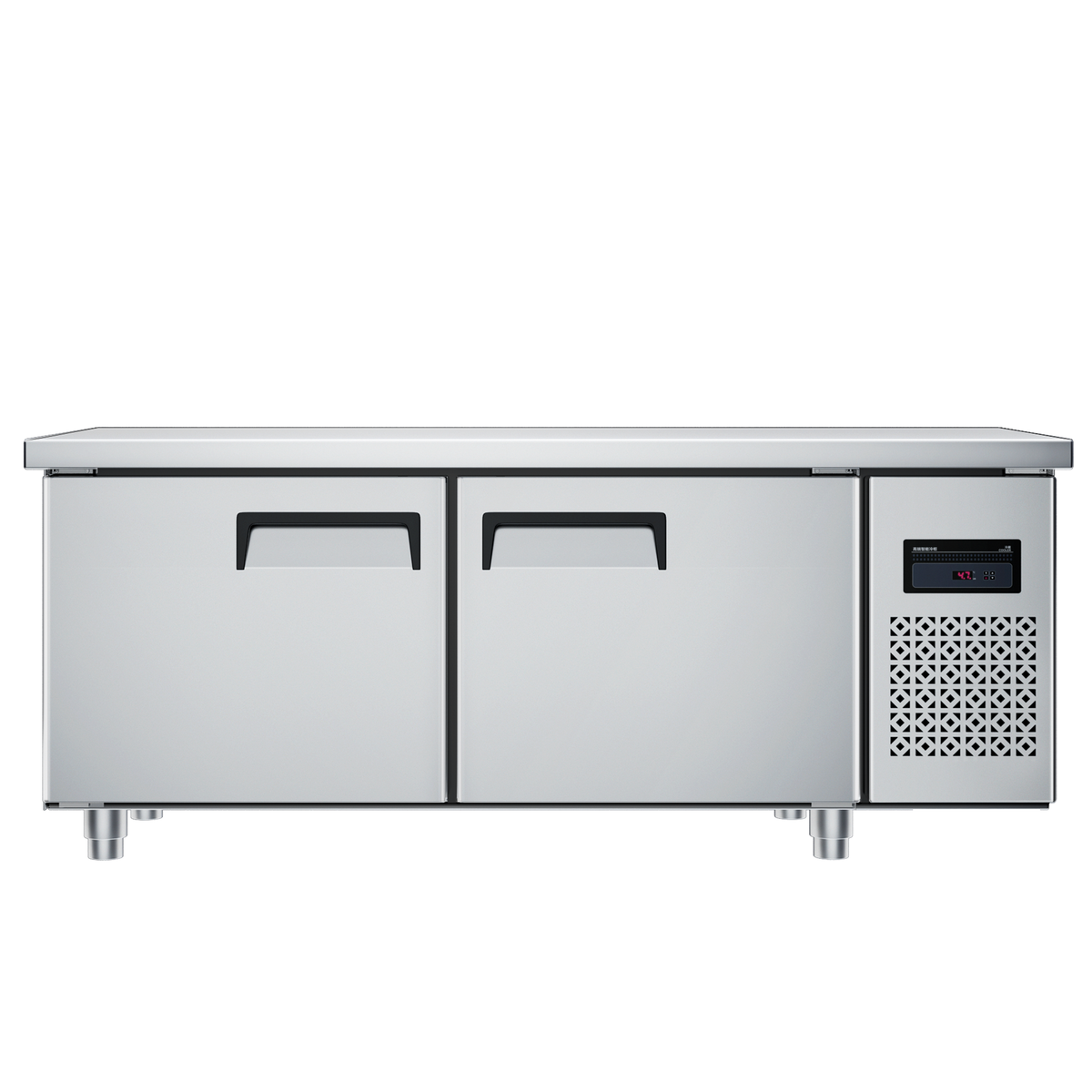 Commercial Undercounter Worktop Refrigerator & Freezer — Stainless Steel