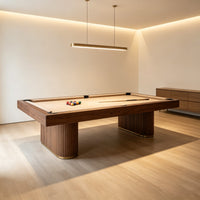 Solid Walnut Slate Pool Table — American 7/8/9 ft image preview