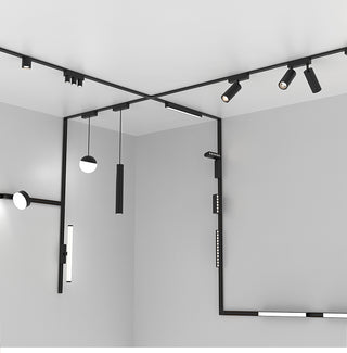 Magnetic Track Lighting System — 48V LED Rail & Fixtures