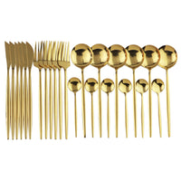 24-Piece Stainless Steel Cutlery Set image preview
