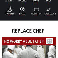 Commercial Gas Drum Stir-Fry Machine — Tabletop Automatic Cooker image preview