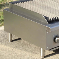 Commercial Gas Charbroiler — Heavy-Duty Countertop Stainless Steel image preview