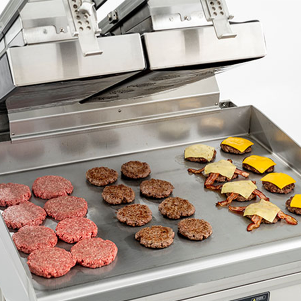 Commercial Electric Double-Sided Clamshell Burger Griddle
