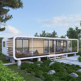 Modular Poolside Cabin — Solar Glamping Studio Unit