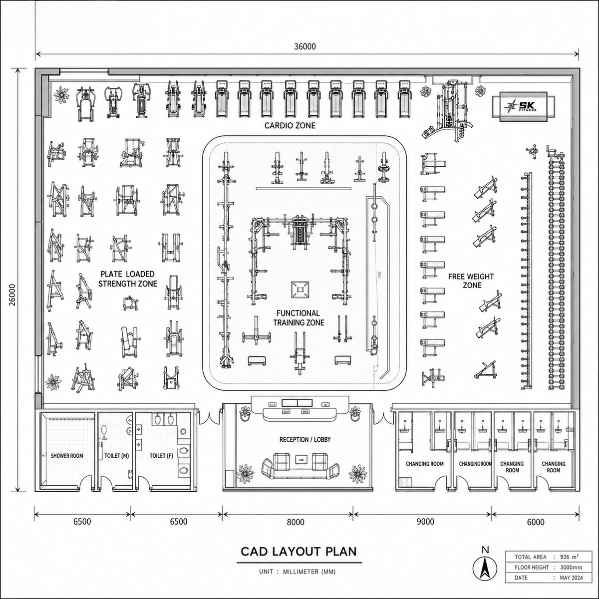 Commercial Gym Equipment Package — Strength & Cardio Fit-Out