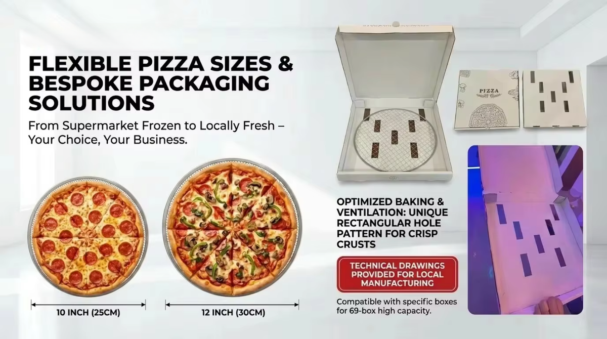 Commercial Pizza Vending Machine — 90-Second Bake, Outdoor 24/7