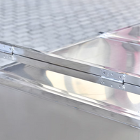 Foldable Stainless Steel Mobile Food Cart image preview