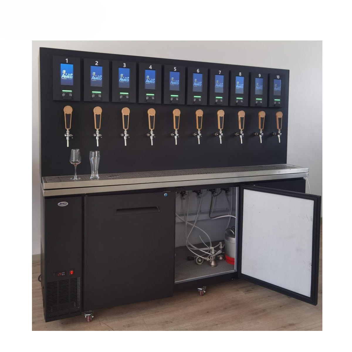 Automatic Self-Serve Beer Tap Vending Dispenser — 16-Keg