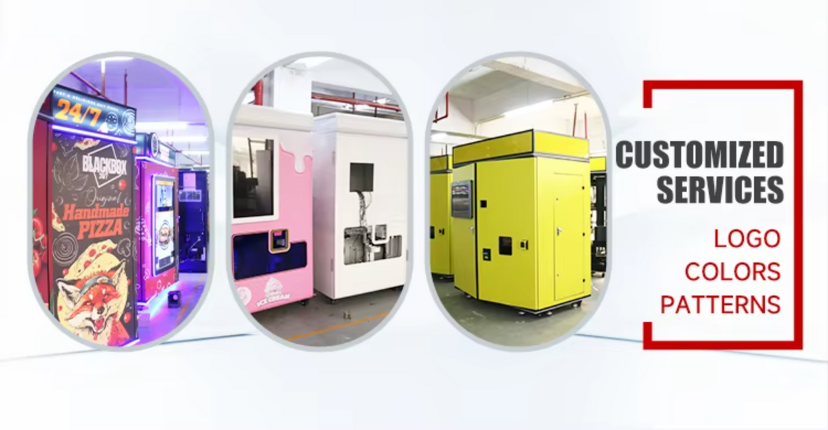 Commercial Pizza Vending Machine — 90-Second Bake, Outdoor 24/7