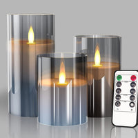 Flameless LED Candles with Remote — 3-Piece Set image preview