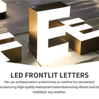 Custom Front-Lit 3D LED Channel Letter Sign image preview