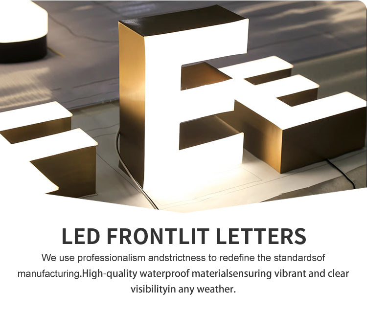 Custom Front-Lit 3D LED Channel Letter Sign