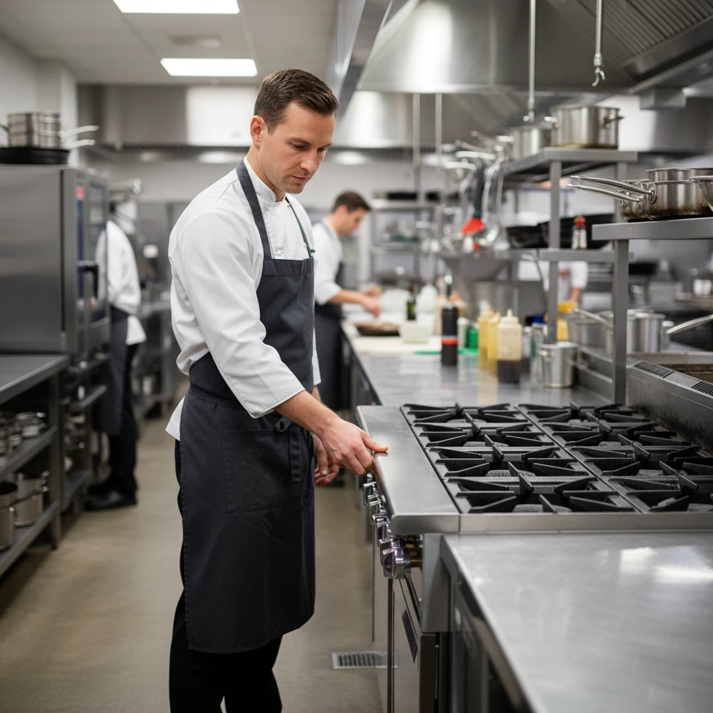 Commercial Gas Cooking Range