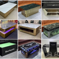 LED Infinity Mirror Bar Table for Nightclubs &amp; Lounges image preview
