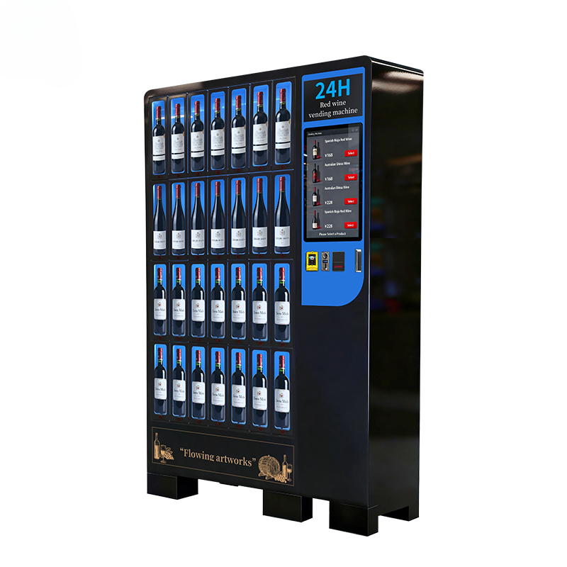 Smart Wine Vending Machine — 28-Bottle Touchscreen Kiosk