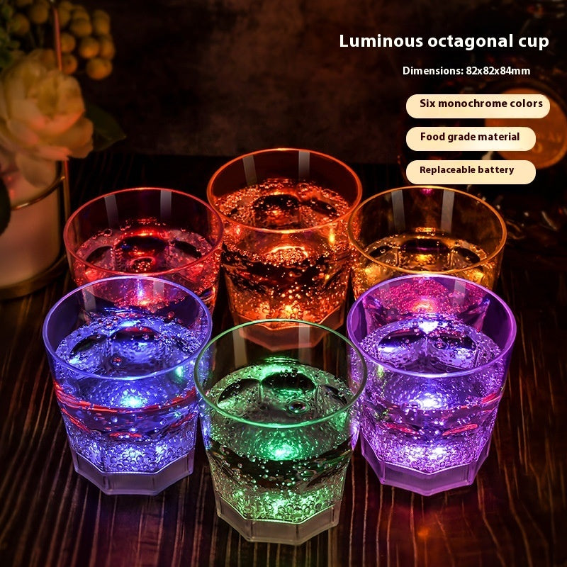 LED Illuminated Cocktail Glass Set (6 Pc.)