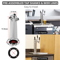 Triple-Tap Draft Beer Tower image preview
