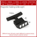 Black Curved Folding Grille Light -6W