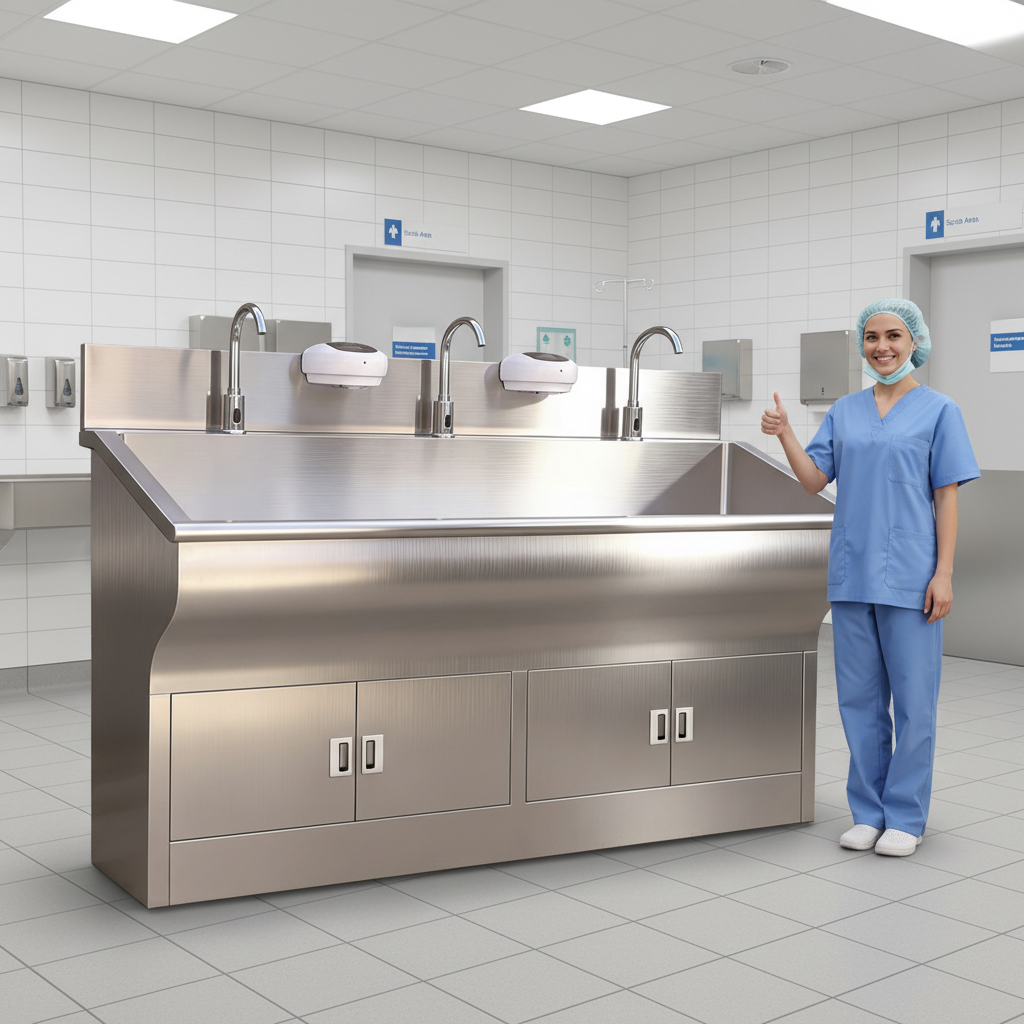 Commercial Double Sink — Heavy-Duty Stainless Steel