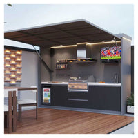 Modular Outdoor Kitchen — Aluminum BBQ Pod Unit image preview