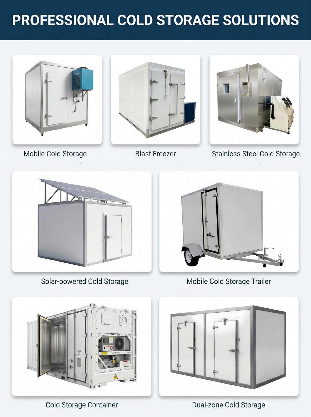 Solar-Powered Walk-In Cold Storage Room — Off-Grid