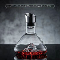 Waterfall Wine Decanter — Iceberg &amp; Jinshan Collection image preview
