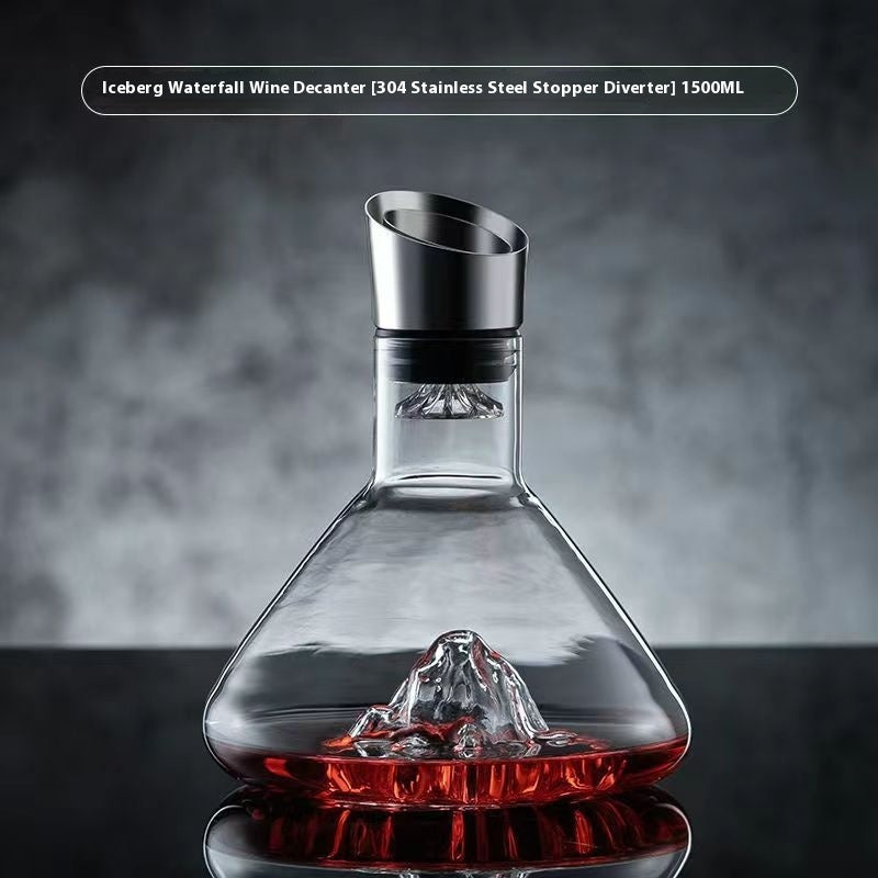 Waterfall Wine Decanter — Iceberg & Jinshan Collection