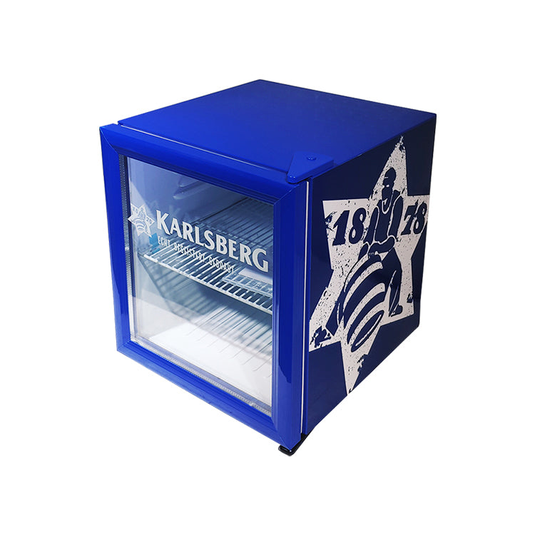 Transparent-Display Beverage Cooler — Digital Door Merchandiser