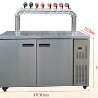 Commercial Draft Beer Kegerator (4, 6 &amp; 8 Tap) image preview