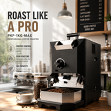 Commercial Electric Coffee Roaster — 1 kg, Touchscreen Control