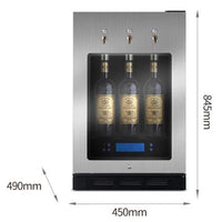 Wine Dispenser Cooler — 6-Bottle Chiller with 3 Spouts image preview