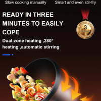 Commercial Automatic Stir-Fry Cooking Robot — Electric Wok Machine image preview