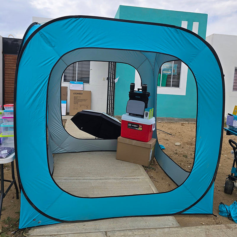 Pop-Up Beach Cabana Sun Shelter — Waterproof UV-Protection Tent