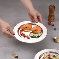 Metal Charger Plate — Stainless Steel Underplate image preview