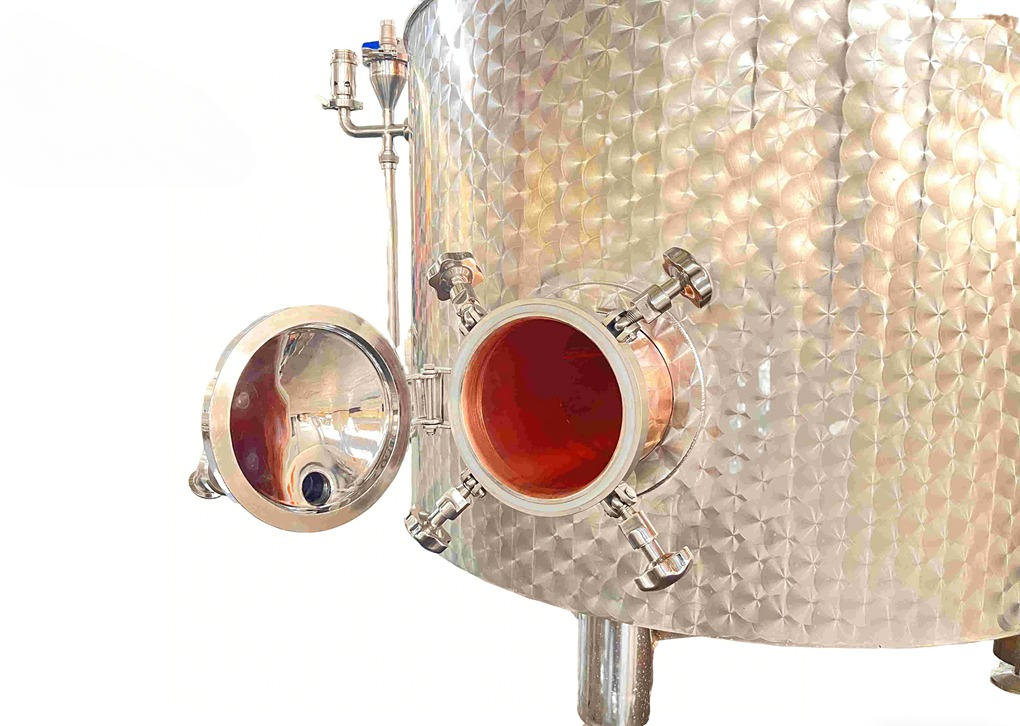 Commercial Reflux Column Still — Copper & Stainless Distillation System