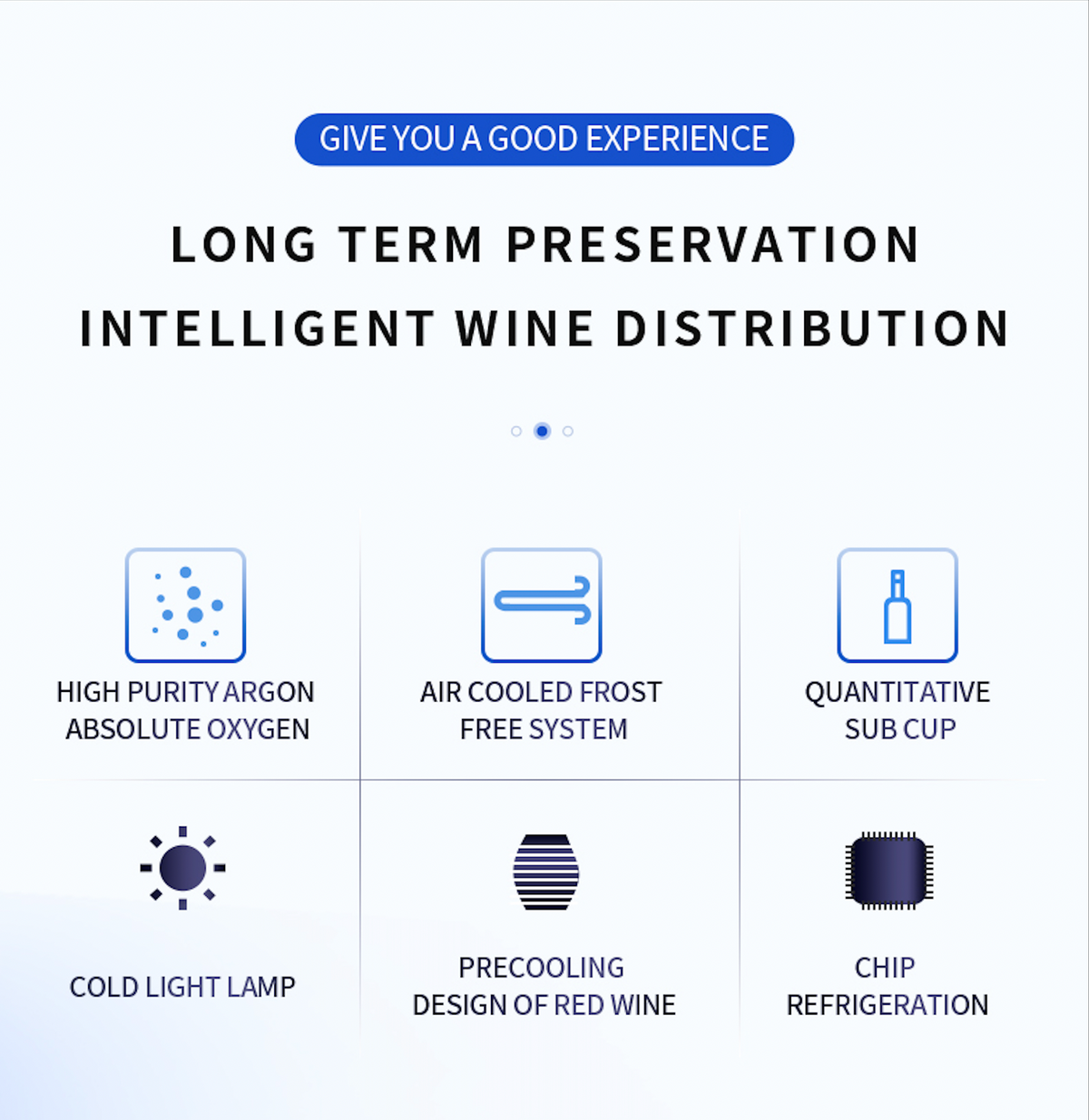 Commercial 2-Bottle Wine Dispenser — Glass Door, Temperature-Controlled