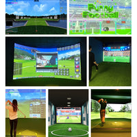Vista previa de la imagen de Simulador multideporte de interior — Golf y fútbol