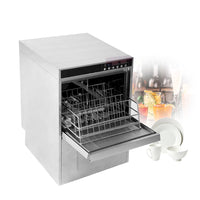 Commercial Front-Loading Glasswasher — Stainless Steel, 30 Baskets/Hour image preview