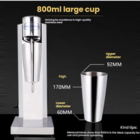 Commercial Milkshake &amp; Milk Tea Machine — Stainless Steel image preview