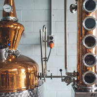 Commercial Reflux Column Still — Copper &amp; Stainless Distillation System image preview
