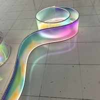 LED Glowing Ceiling Drapery — Translucent Wedding &amp; Event Fabric image preview