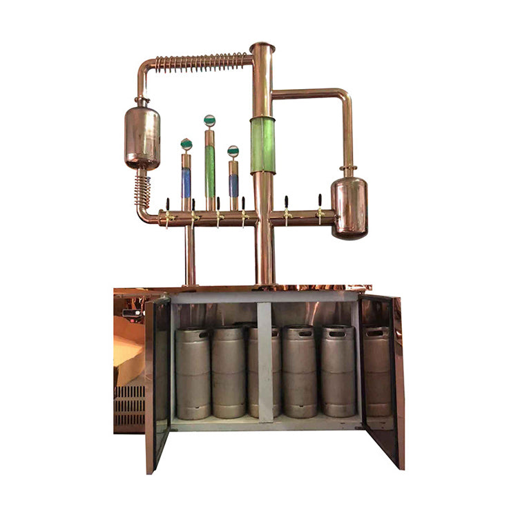 Commercial Draft Beer Dispenser — Air-Cooled Kegerator, 4 to 6 Taps