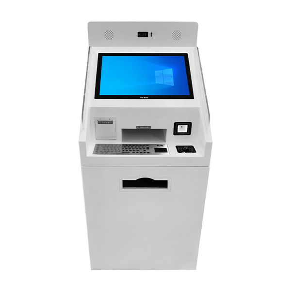 Touch-Screen Self-Service Kiosk — Inquiry, Ticketing & A4 Printing