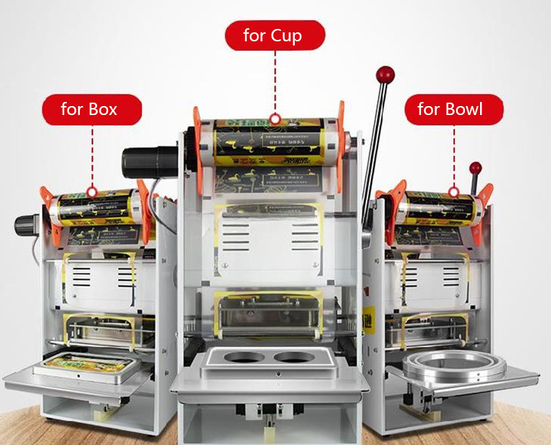Manual Cup, Tray & Container Sealing Machine