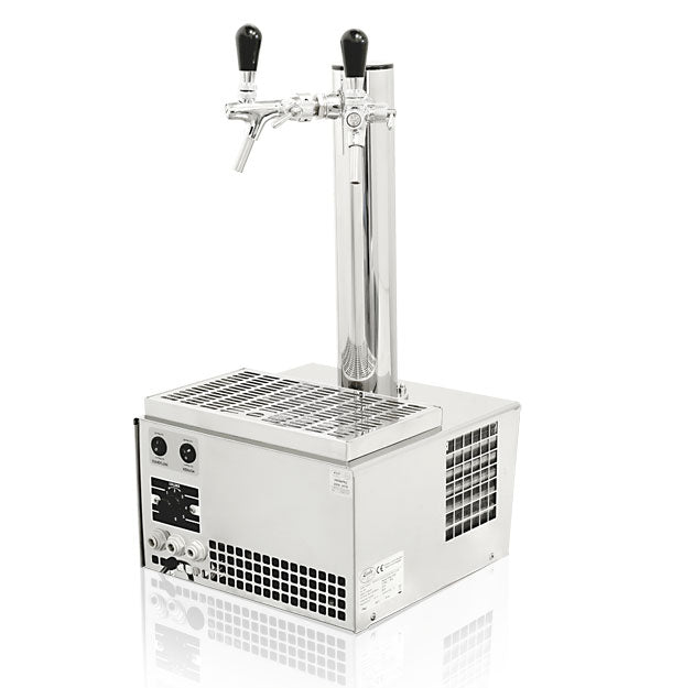 Countertop Draught Beer Cooler – 2 Taps